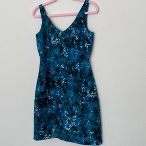 J Crew silk floral dress, size 2